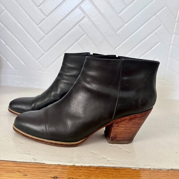 Rachel Comey Mars Booties/Boots Women's US 9 in Black Leather - Picture 1 of 7